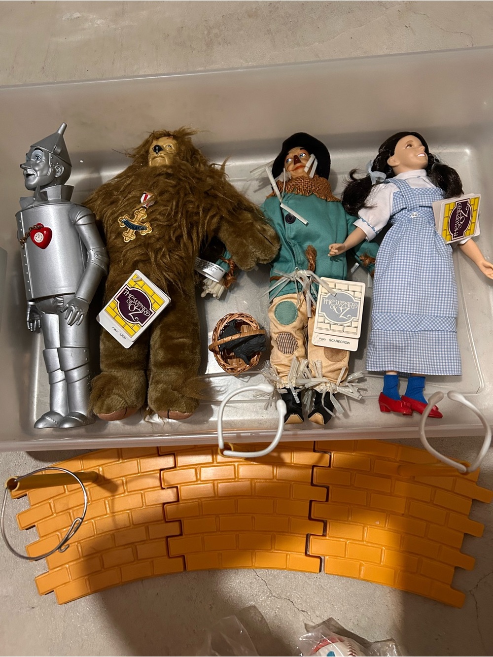 Vintage Wizard of Oz Poseable Doll Set